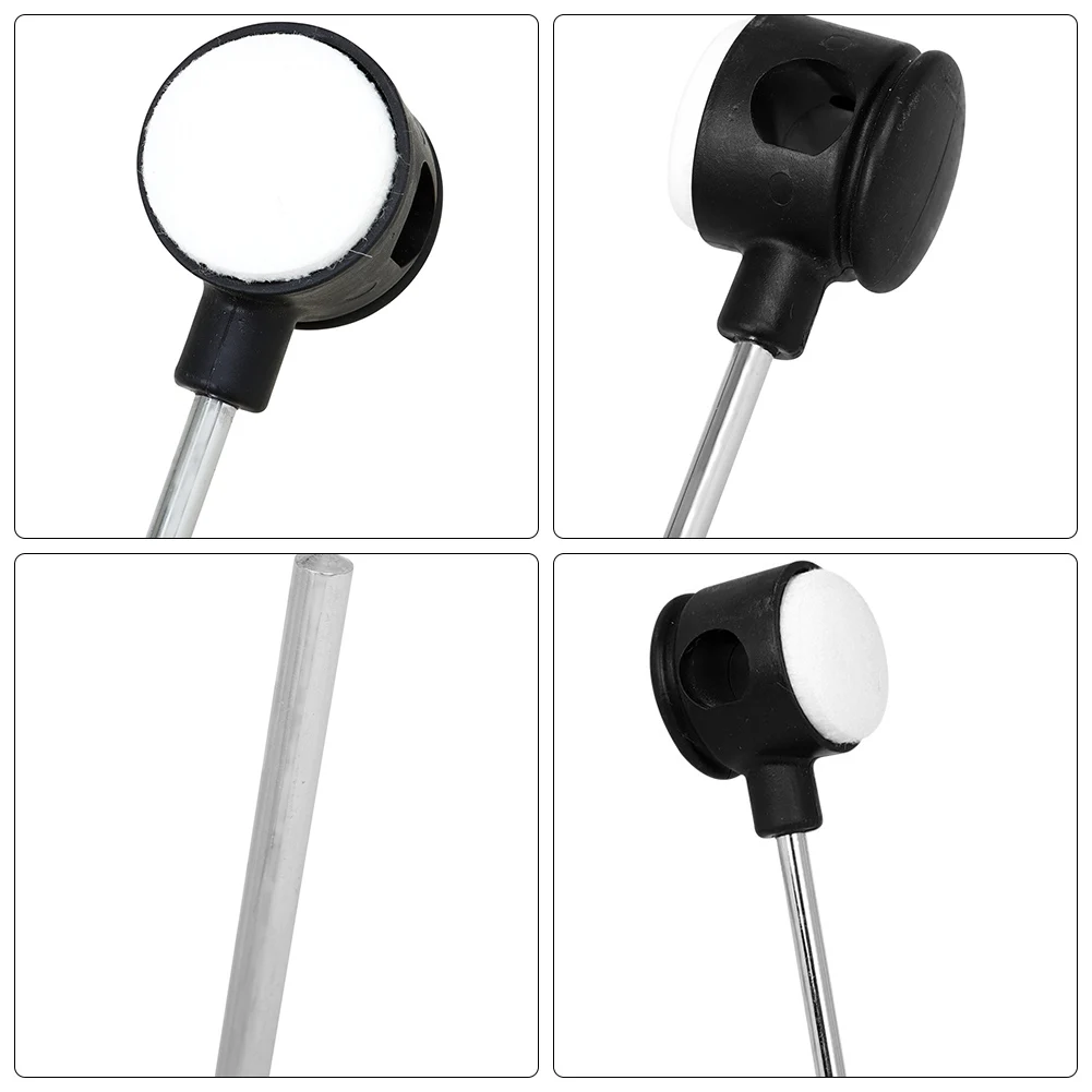 Instrumento de percusión, cabezal de martillo resistente al desgaste, martillo de tambor profesional, batidor de Pedal para pedales de bombo individuales y dobles