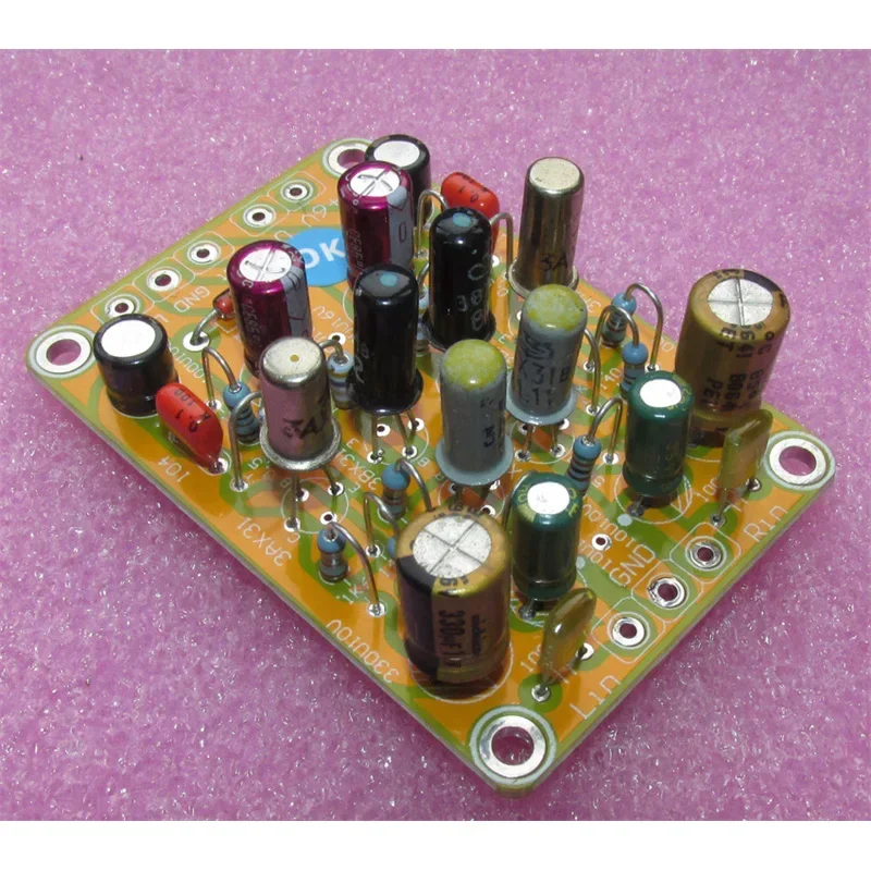 2X Amplification Headphone Dual Channel Preamplifier Board Germanium Tube Split Element Amplification for CD Player Mobile Phone