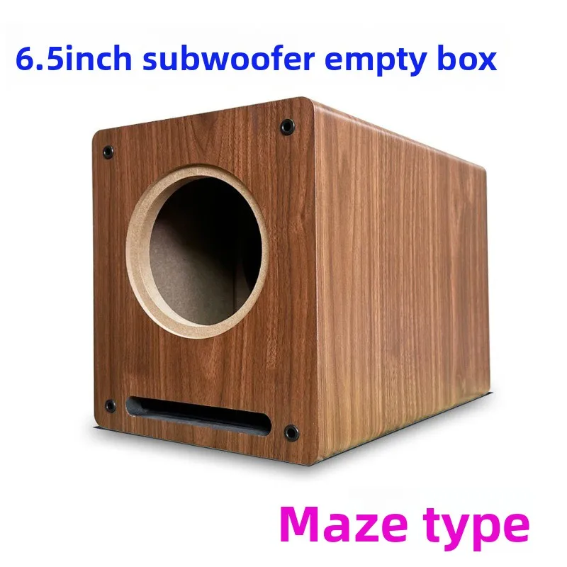 

Maze Subwoofer 6.5 Inch Wooden Empty Cabinet Car Audio Speaker Box with Adjustable Holes
