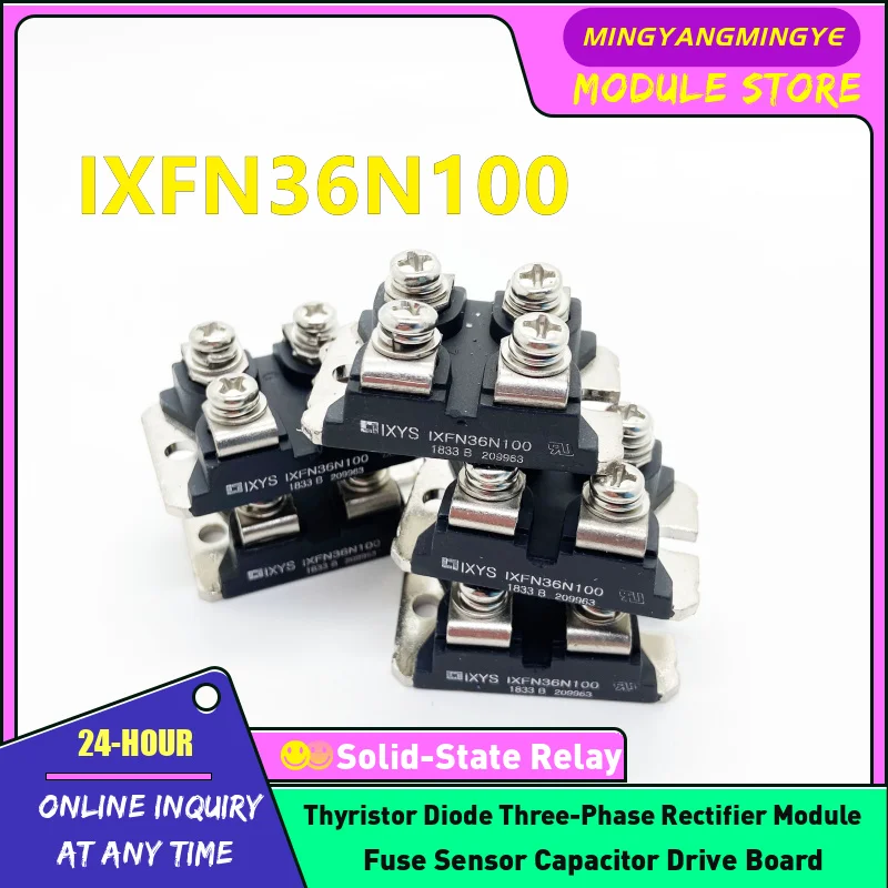 

IXFN24N90Q IXFN24N100 IXFN24N100F IXFN25N90 IXFN34N80 IXFN34N100 IXFN36N60 IXFN36N100 НОВЫЙ Диодный модуль В НАЛИЧИИ