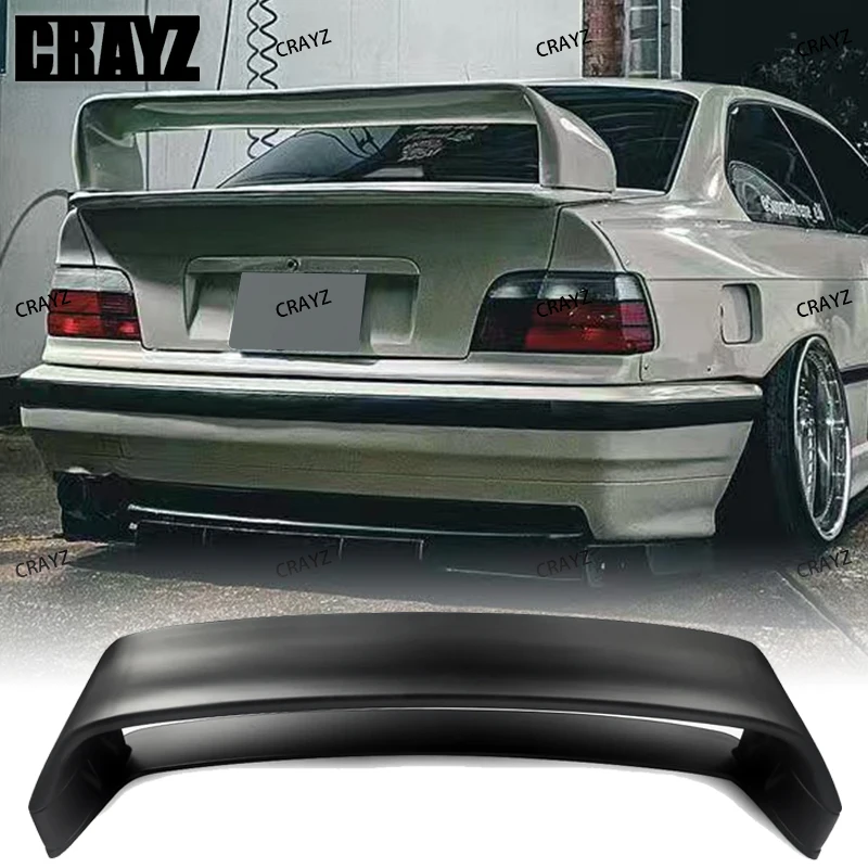 

Rear Trunk Spoiler Wing Racing Sport Boot Lip Tuning Accessories Body Kit Deflector Tail For BMW 3 Series E36 or M3 1990-2000