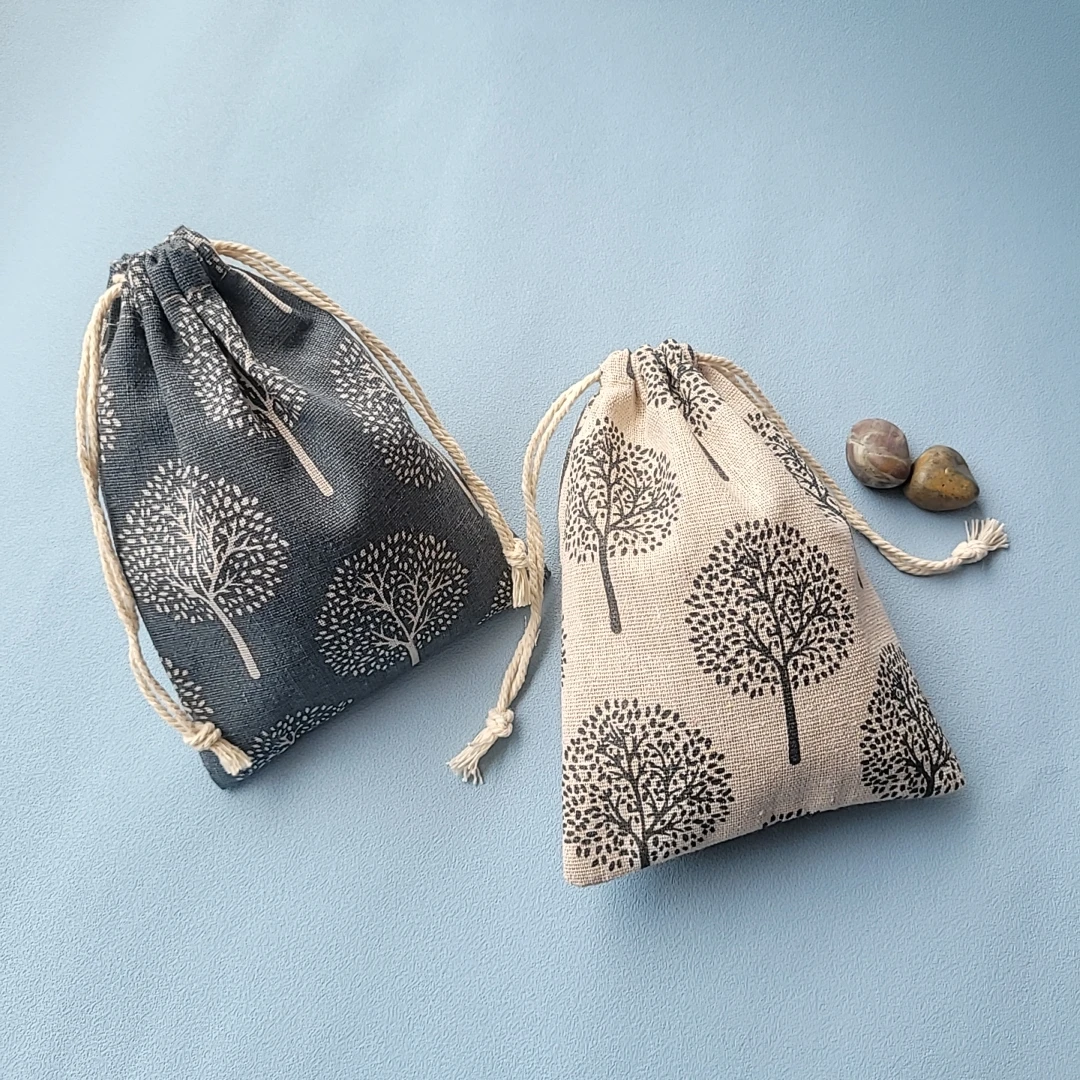 

Natural Linen Gift Bag 9x12cm 10x15cm 13x17cm Pack of 50 Baby Shower Birthday Party Wedding Favor Holder Jewelry Pouch