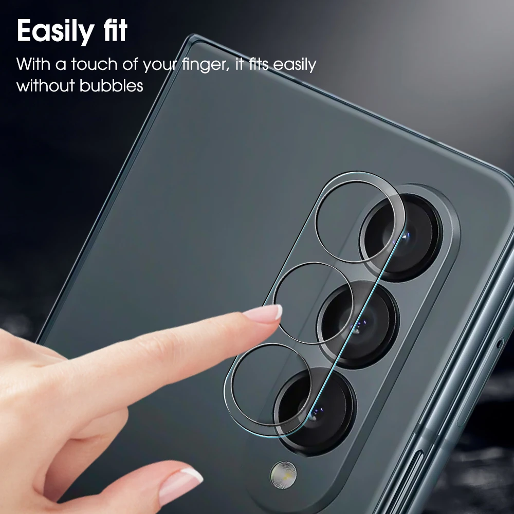 Clear Tempered Glass For Samsung ZFold5 Z Fold5 HD Anti-scratch Camera Lens Protector Film For Samsung Galaxy Z Fold 5 Fold5 5G