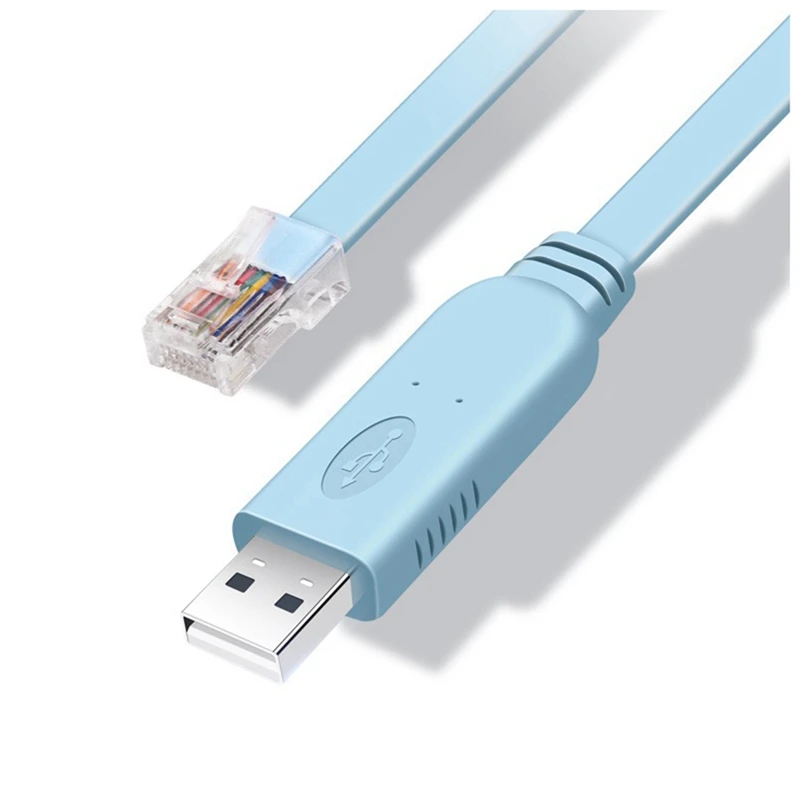 Câble adaptateur USB vers RJ45 pour console de routeurs, câble série USB vers RS232, CAT5, 1.8m