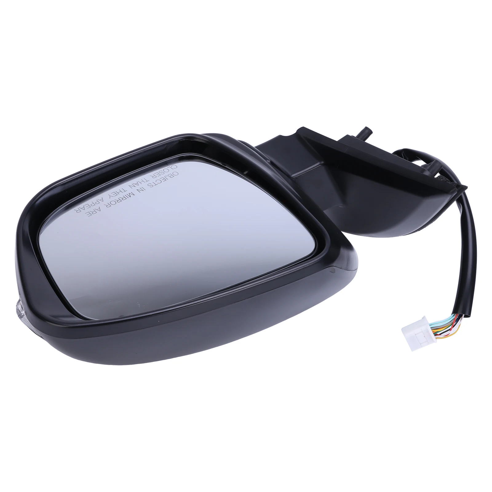 96301-DF34A 96302-DF34A Espelho Retrovisor Lateral Direito Preto Compatível com Qashqai J11 2014-2021 13 Pinos com Câmera