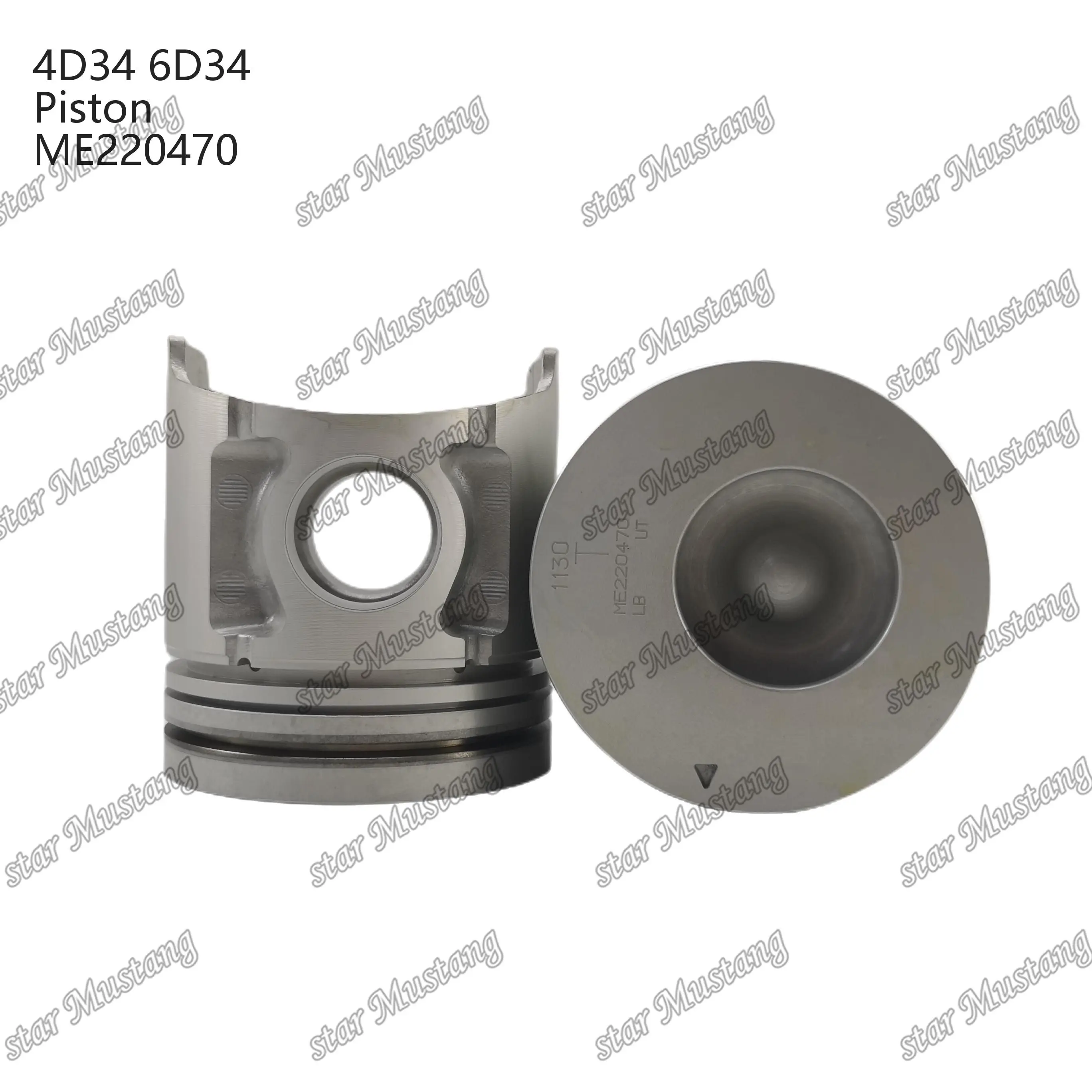 4D34 6D34 Piston ME220470 Suitable For Mitsubishi Engine Parts