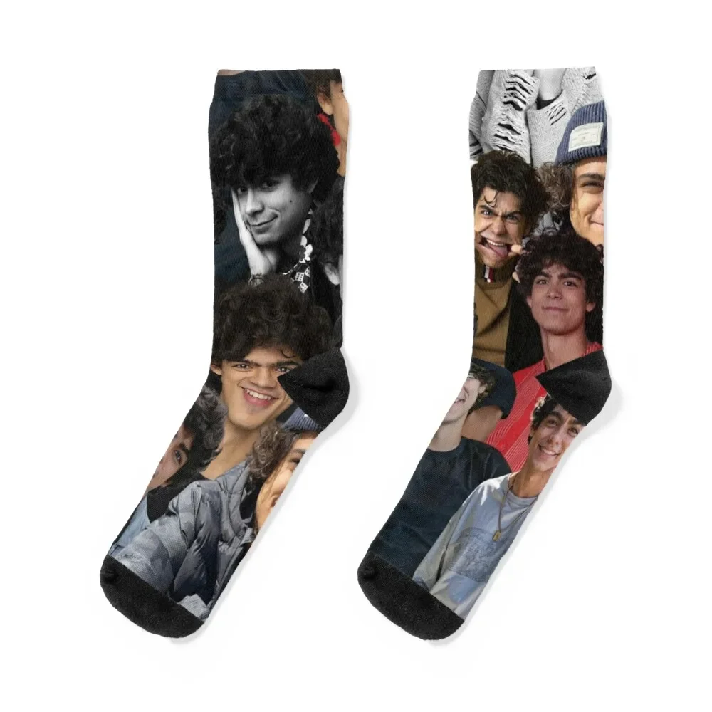 Inaki Godoy photo collage Socks happy funny sock christmas gifts Men Socks Luxury Brand Women's