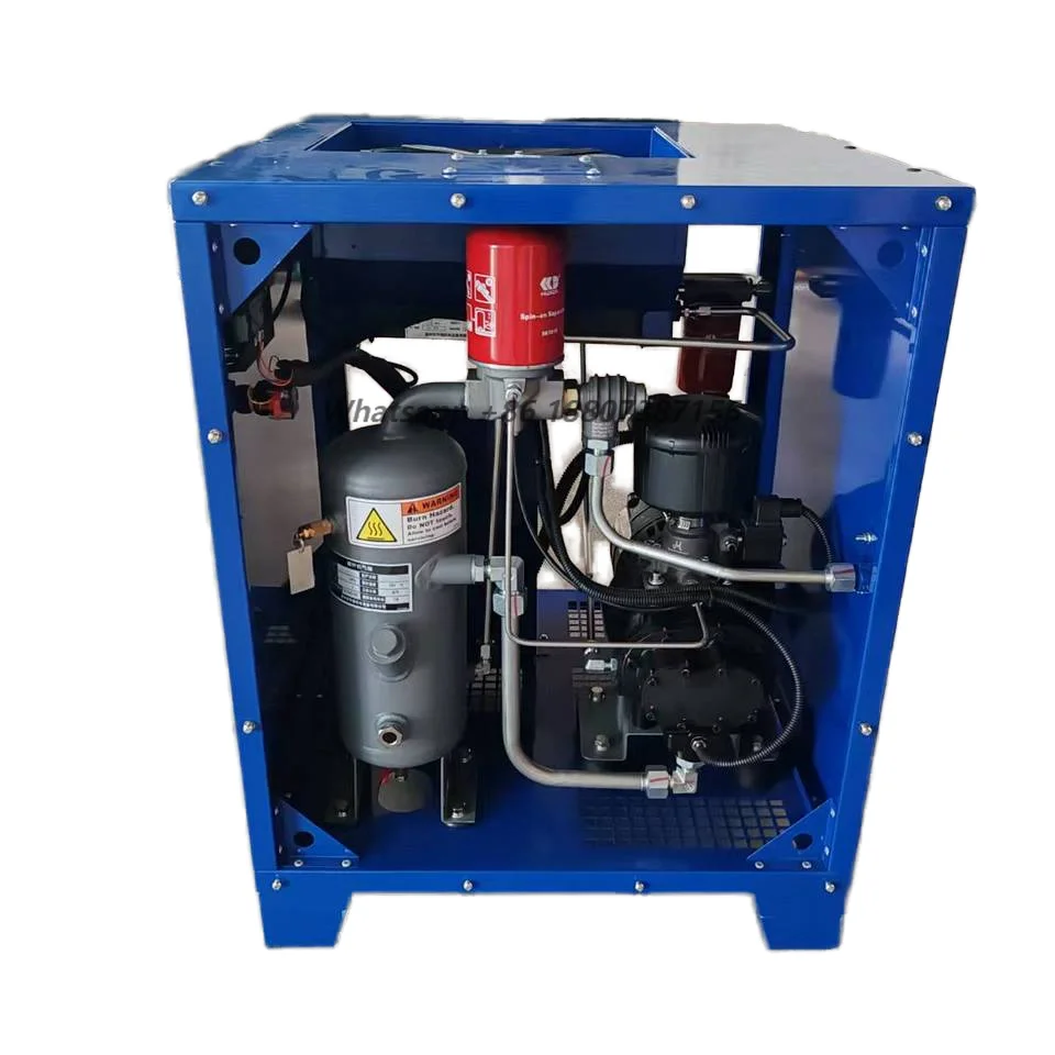 VSD Silent Screw Air Compressor Industrial 7.5kw 15kw 22kw Stationary CE Certificate Gas Industrial Compressor