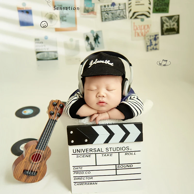 tenue-de-photographie-pour-nouveau-ne-music-boy-costumes-a-la-mode-ensemble-avec-chapeau-guitare-cd-et-accessoires-pour-seances-photo-en-studio-pour-nourrissons