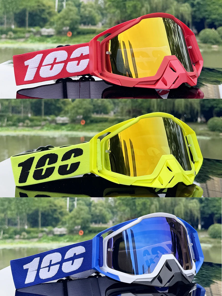 AliExpress New Men Motocross Goggles Motorcycle Glasses Enduro Anti-fog Cycling Moto Dirt Bike MX MTB Riding Sunglasses HD Mirrored Lens