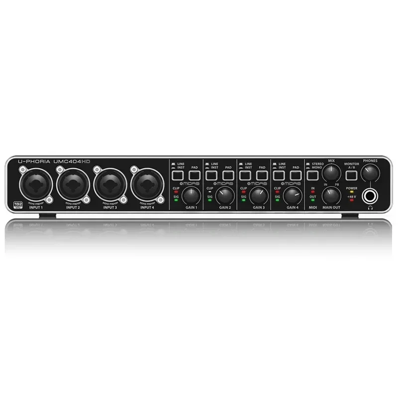 Four in and four out, external USB sound card professional arrangement dubbing recording test sound card