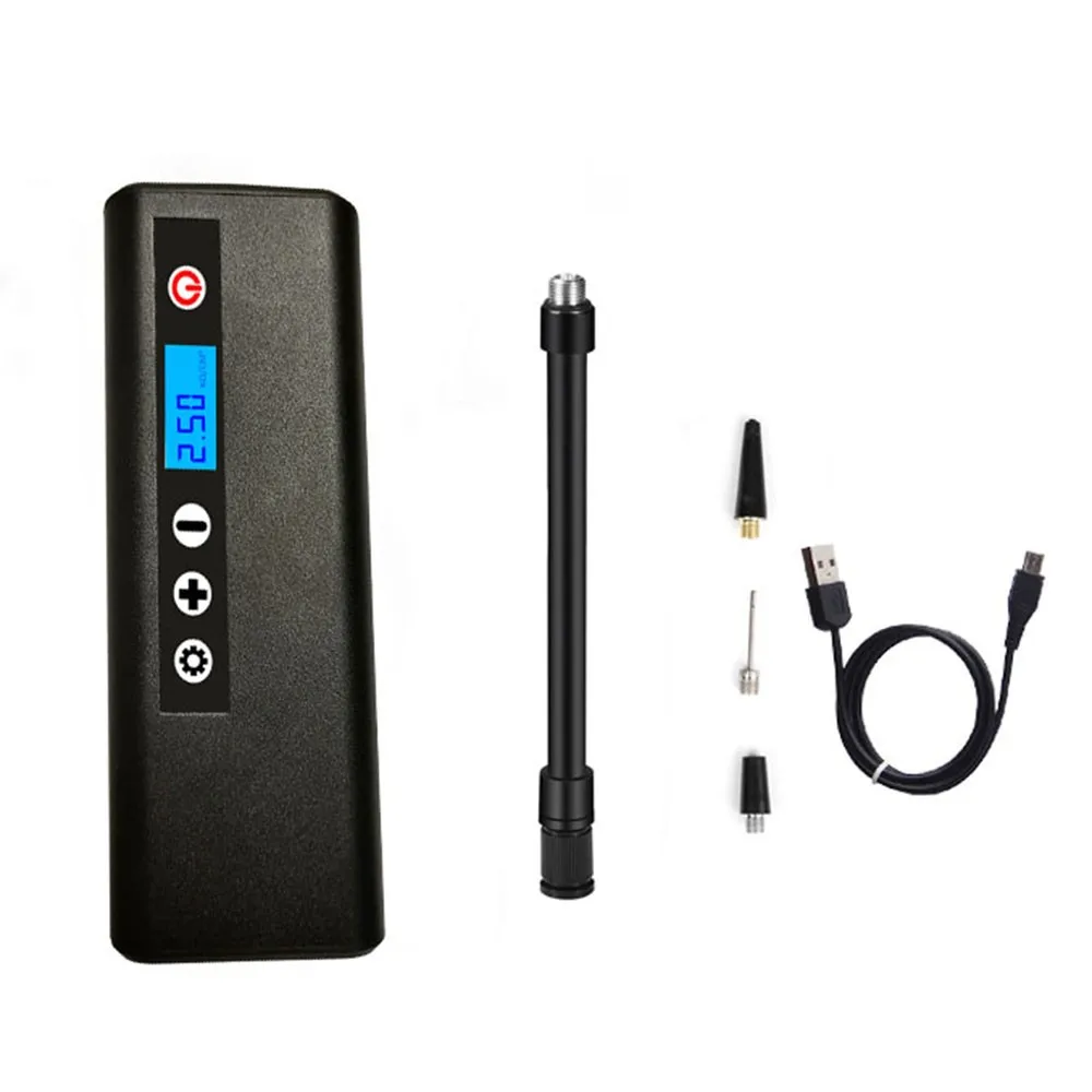

K8 Smart Wireless Inflatable Pump Backlight Display Emergency Lighting Power Bank Portable Car Tire Pump (Silver)
