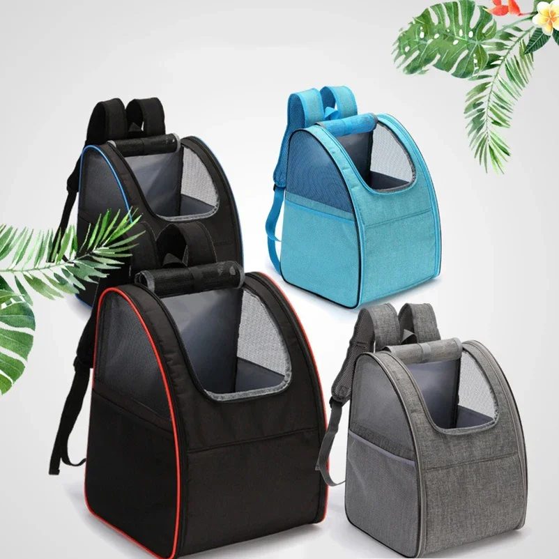 

Ventilation Large Capacity Dog Cat Carrier Backpack Adjustable Strap Pet Carrying Bag Foldable Cat Backpack for Outdoor Travel