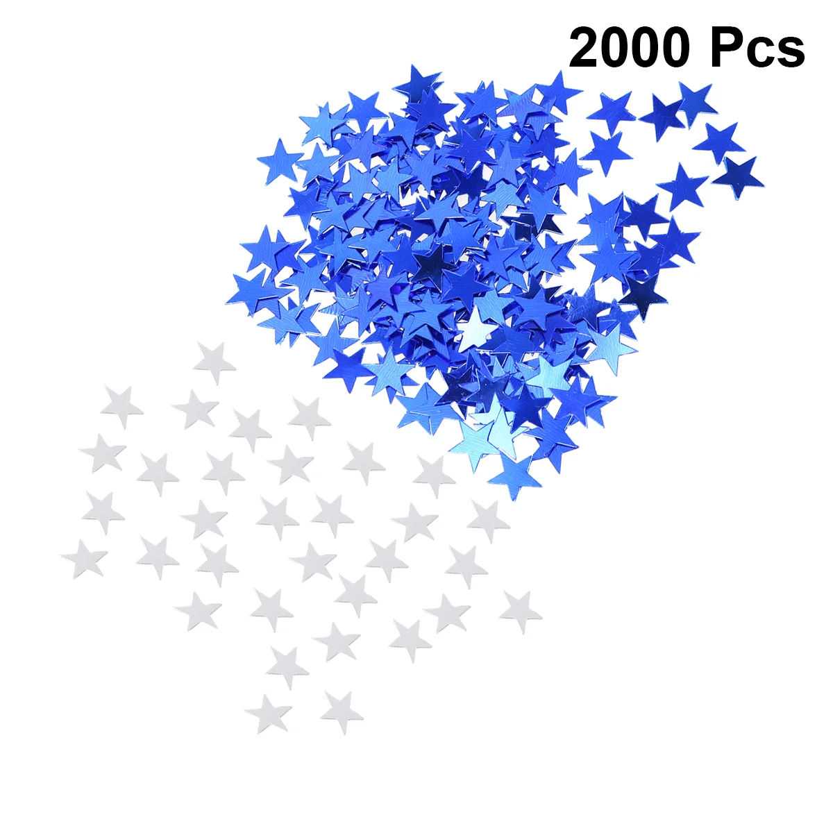 

2000 Pcs Blue Christmas Decor Table Confetti Halloween Pentagram Sequins Golden Party Baby