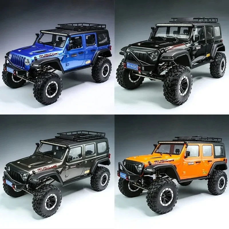 New Yk4082 Wrangler Remote Control Climbing Car 1/8 Professional Rc Four Wheel Drive Differential Lock Shifting Off Road Car