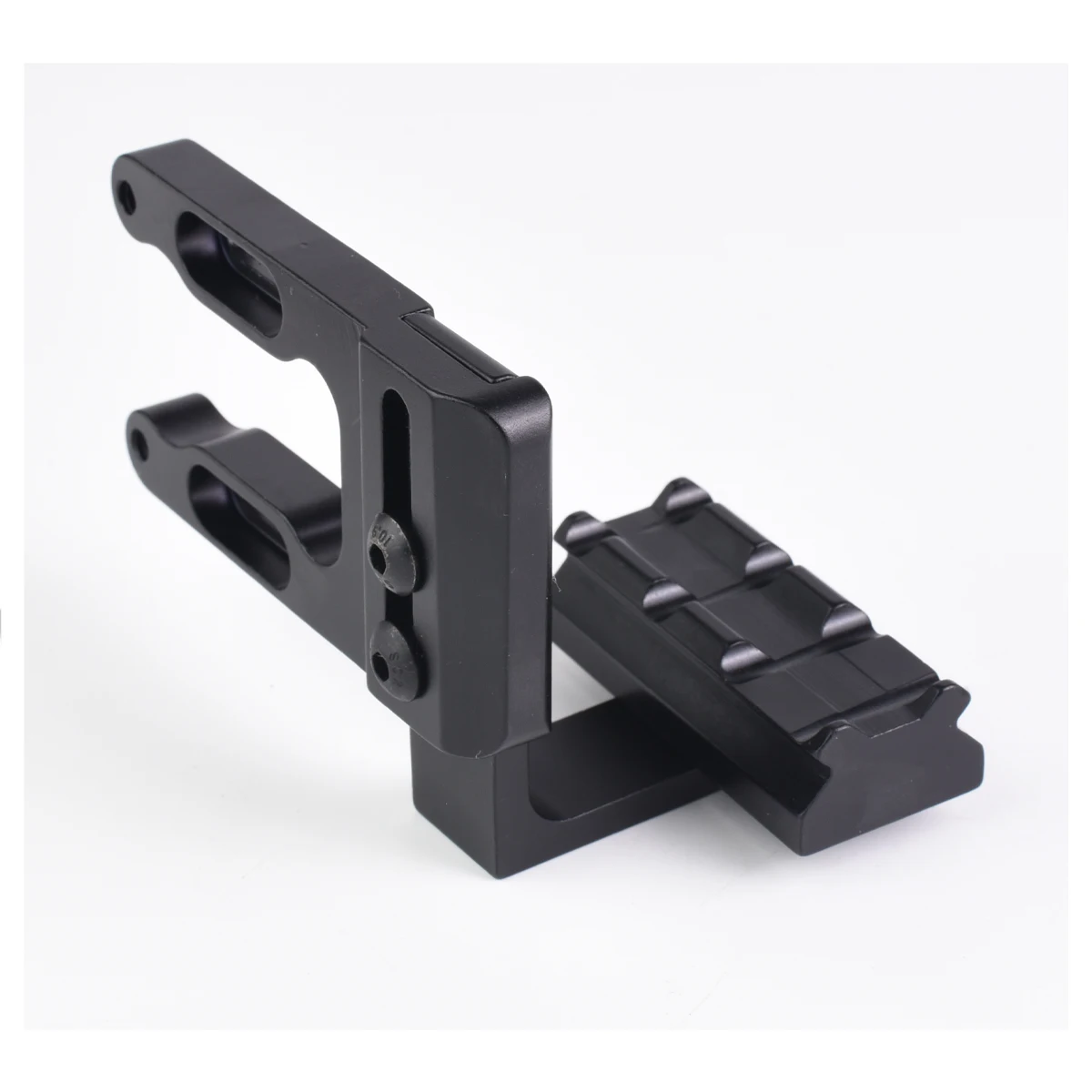 Speelgoedlaser boog en pijl beugel aluminiumlegering metalen beugelbasis, speelgoedvizierbasis