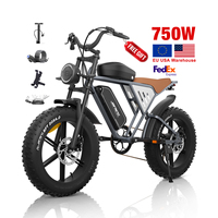 Jansno X70G Electric Fat Tire Bike 750W/250W Off-Road 48V34AH Electric MTB for Adults with Long Range and Power