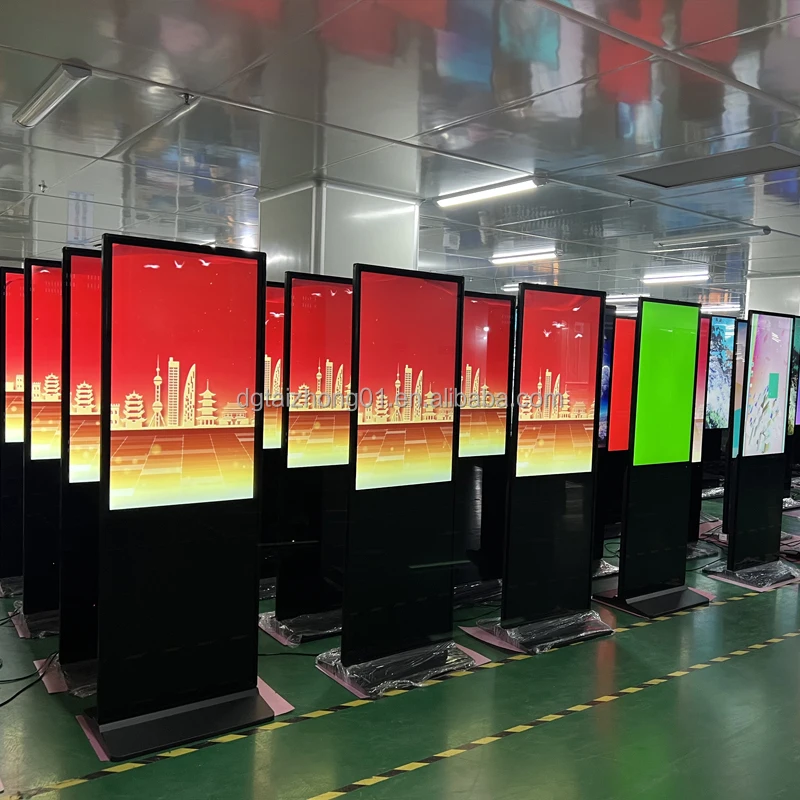 Factory Supply  LCD Display Android 11 4+32GB IR Touch Advertising Screen Digital Signage for Shopping Mall