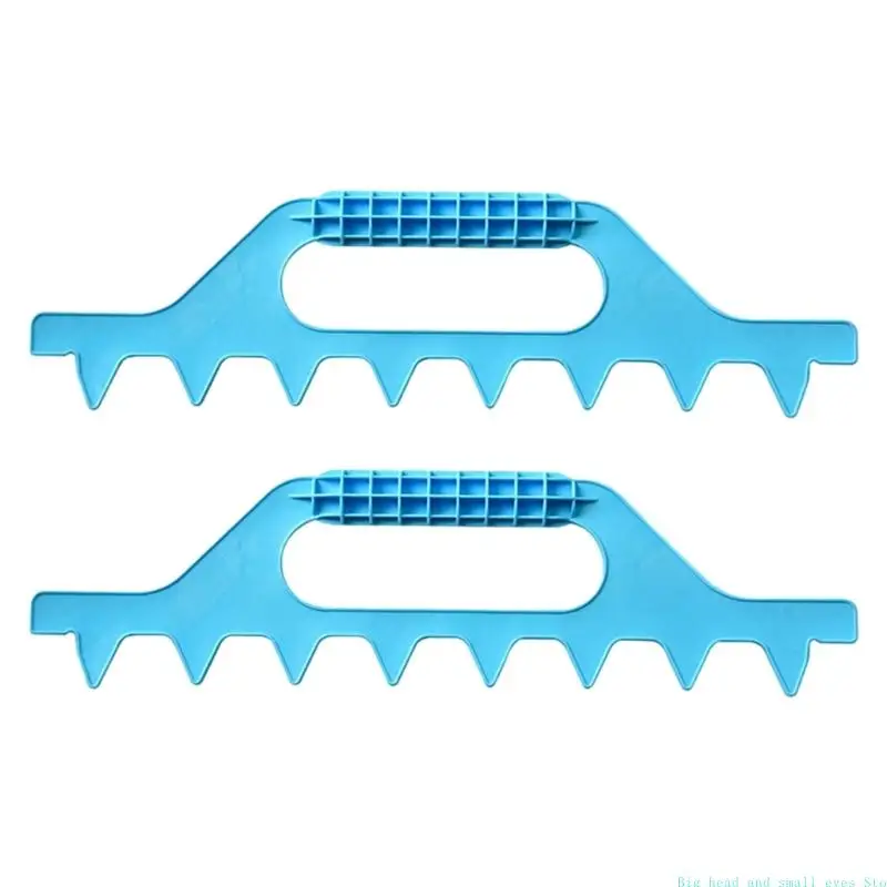 

581C Beekeeping Essential Plastic 7 Frame Spacing Rakes High Precise Beekeepers Tool