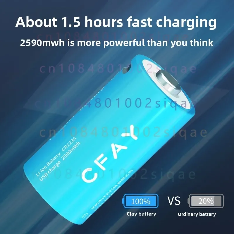 Cr123a rechargeable lithium battery 3v suitable for nikon/fuji/canon/olympus u1u2/camera film machine