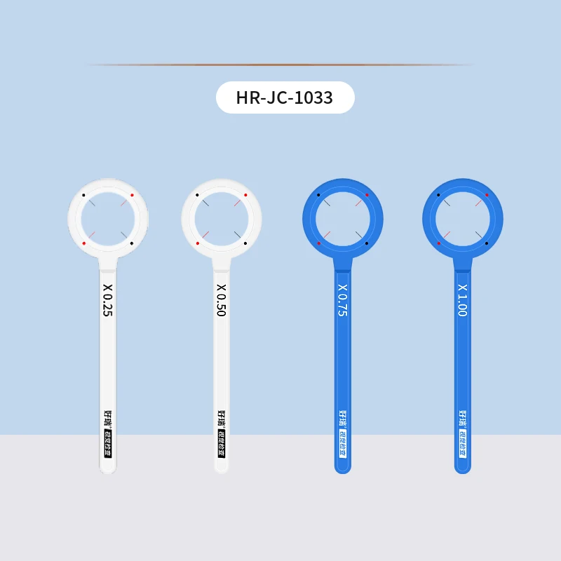 Crossed Cylinders x0.12~x1.00 Vision Test Flipper Handheld  spherical lens and cylindrical lens precision optometry tool