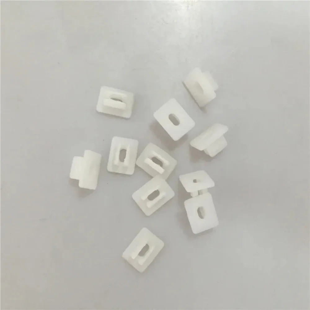 10pcs For Coarse 7mm High 9.5mm Fast Wire Holder Screw Base Nut Nut Base Screw Plastic Clip Automotive Decorative Buckle