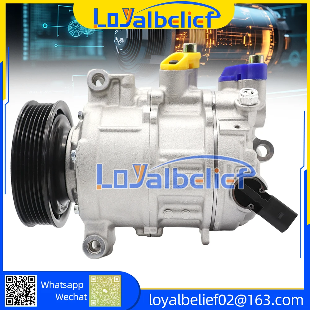 AC Compressor For 2017-2020 Audi A4 / A4 allroad / A4 Quattro 2.0L 8T0260805E 8T0260805N 437100-8010 4371008010 4M0820803 4