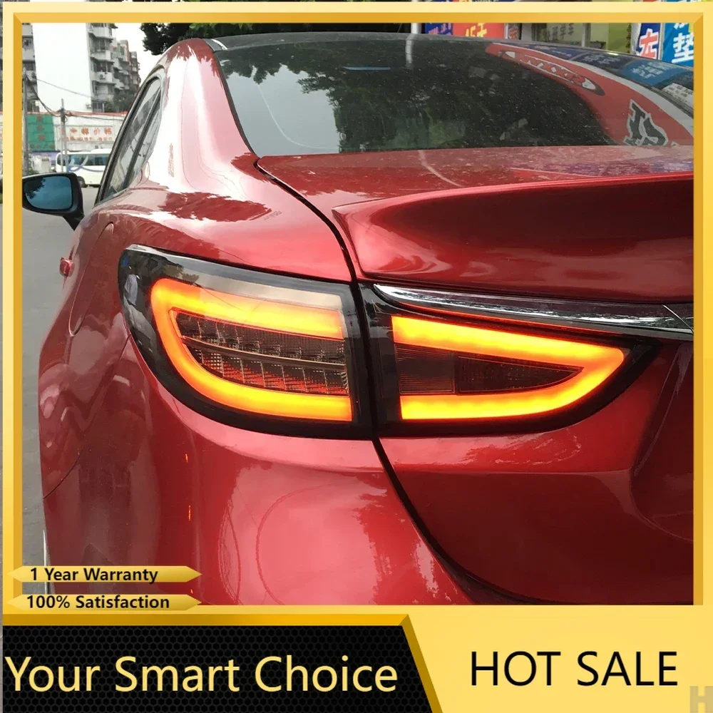 

Авто задние фонари в сборе для Mazda Atenza 2014-2019, светодиодный автомобильный задний фонарь, обновленный стиль Maserati, мигающий сигнальный светильник, аксессуары