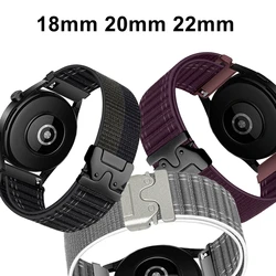 Strap for Samsung Watch 6 Band Nylon Replacement correa Bracelet for Huawei Watch GT 2/Amazfit GTS 4/Garmin venu 2/fenix6 Strap