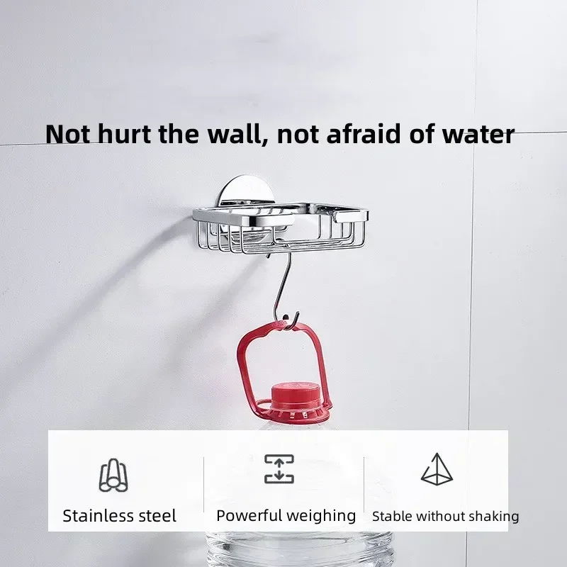 Edelstahl Seife Gerichte Wand Montiert Dusche Seife Halter Bad Lagerung Box Container Seifenschale Korb Tablett Rack