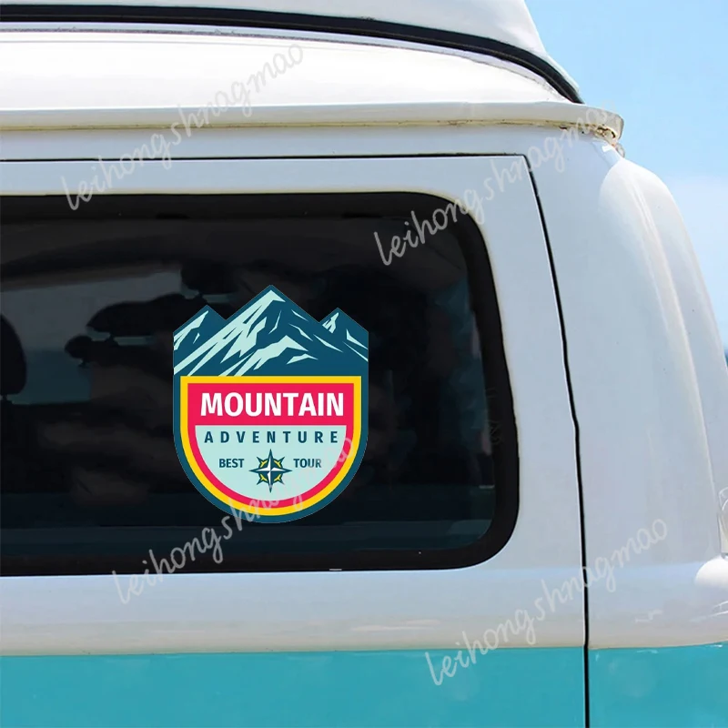 Naklejka samochodowa Expedition Travel Nigdy nie przestawaj odkrywać wodoodpornych akcesoriów dekoracyjnych Naklejki winylowe do użytku terenowego 4X4 Camping