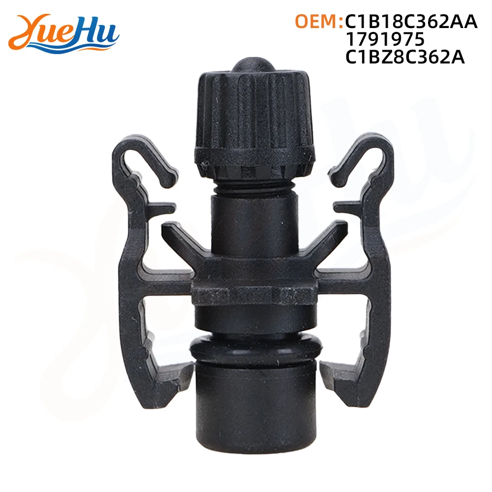

YUEHU 2PCS Coolant Radiator Overflow Hose Connector C1B18C362AA For Ford Vehicles 1791975 C1BZ8C362A
