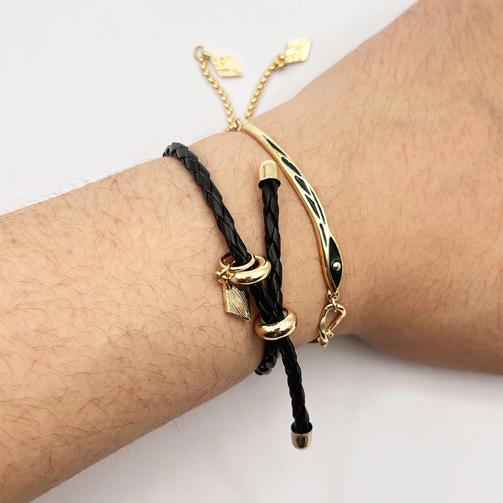 Game Genshin Impact Alhaitham Cosplay Necklace Bracelet Leaf Pendant Jewelry Choker Chain Unisex Bangle Party Accessories