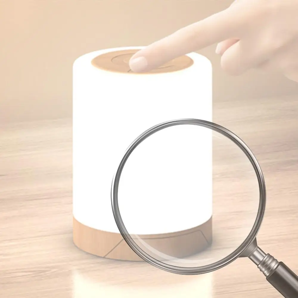 

Настольная лампа с таймером, современный декоративный светильник, 1500 мАч, сенсорный, для чтения, для спальни и гостиной