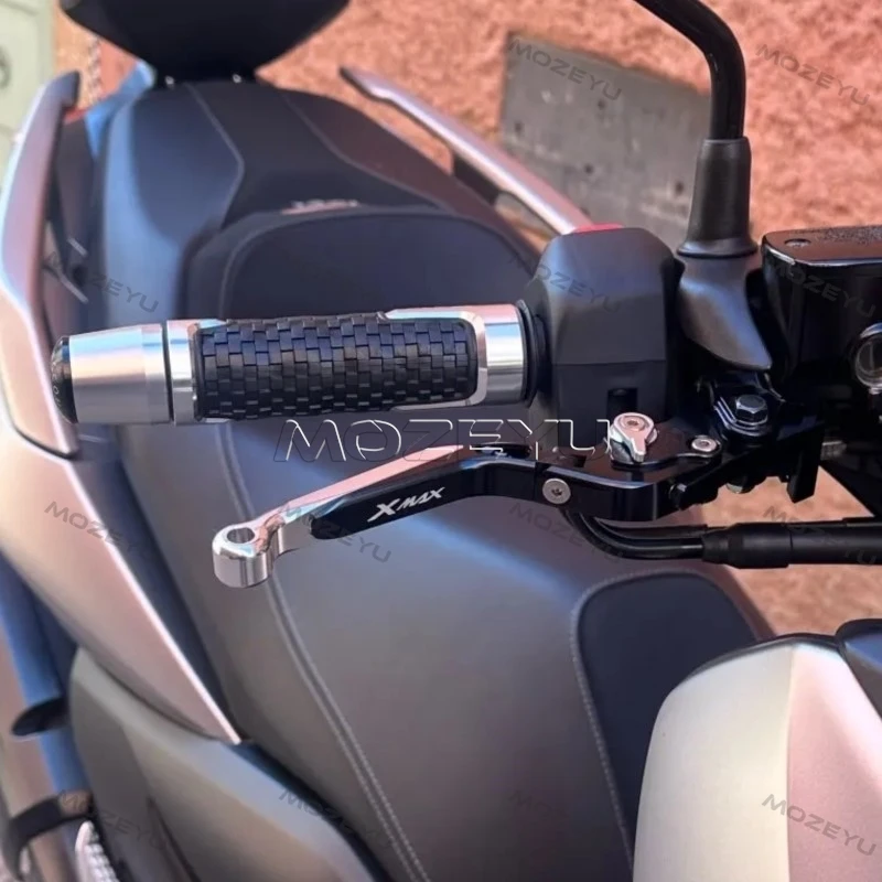 X-MAX 300 125 Brake Clutch Levers Handle bar Ends Grips For YAMAHA XMAX 300 2021 2022 2023 2024 2025 2026 Motorcycle Accessories