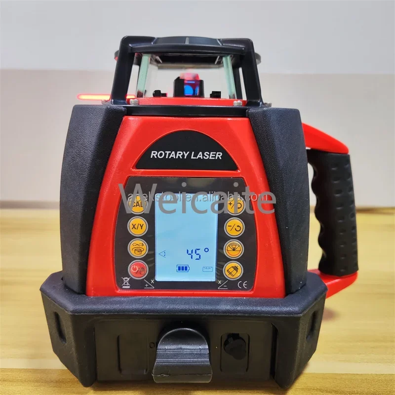 New Trend Lcd Display Slope Setting Function Red Line Ak204D Rotary Laser Level