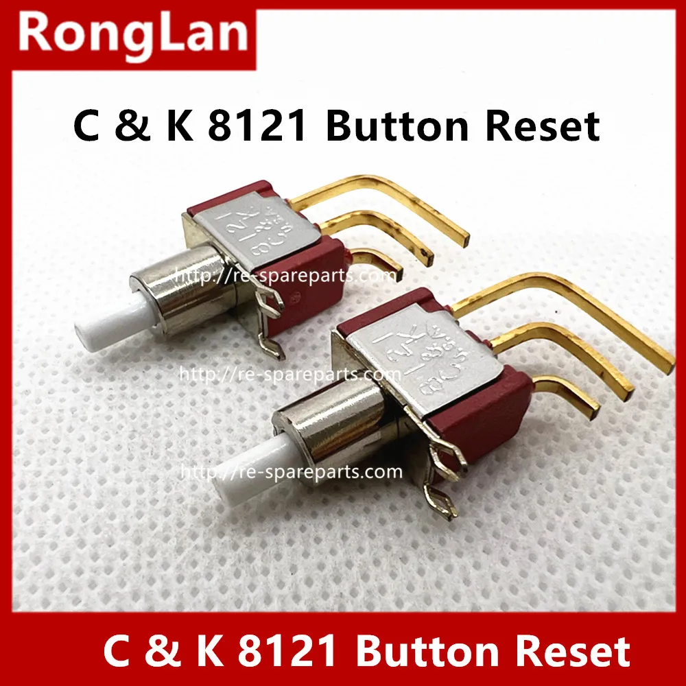 Imported US C & K 8121 Button Reset 3 Foot Bending Button Self-Elastic Power on and off 1a120v -20pcs