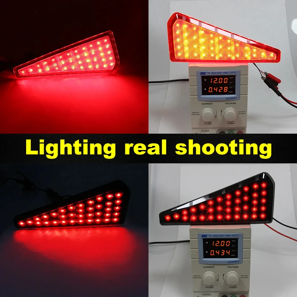 

2PCS LED Reflector Lamp Rear Fog Lamp Bumper Light Brake Warning Light For Toyota NOAH VOXY 80 Series 2014-2018 Car accessories