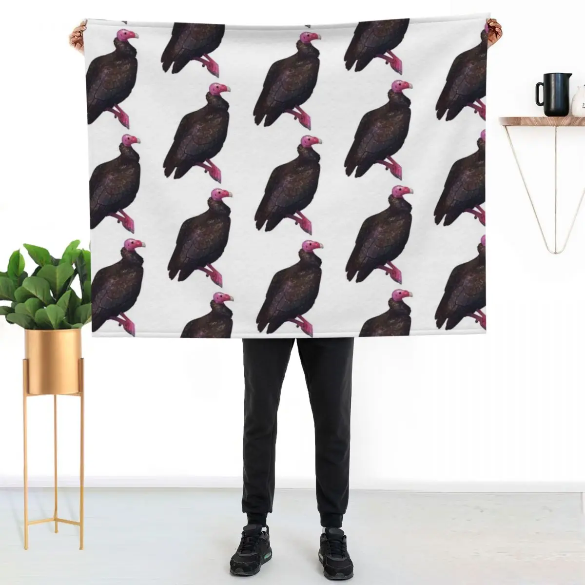 Cozy Turkey Vulture Throw Blanket Decoratives Summer Beddings Luxury Thicken Sofa Quilt warm for winter Flannels Blankets