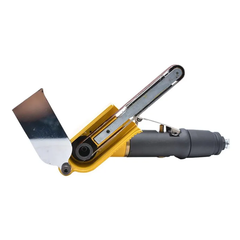 

Air Powered Belt Grinder Handheld Sanding Polishing Machine - Pneumatic Belt Sander Portable