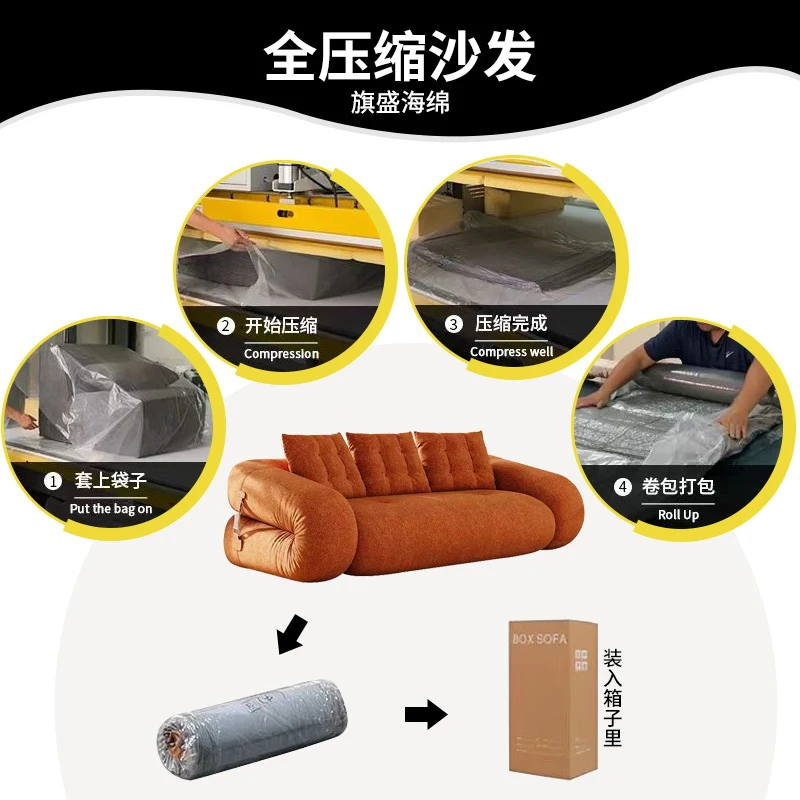 

Multifunctional Human Dog , Compressed , Vacuum-Rolled Bed, Leisure Compression Sofa.
