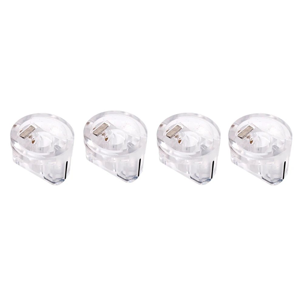 

4 Pcs Electric Guitar Potentiometer Knob Accessories Control Pointer AMP Effect Pedal Lightweight Plastic Replacement