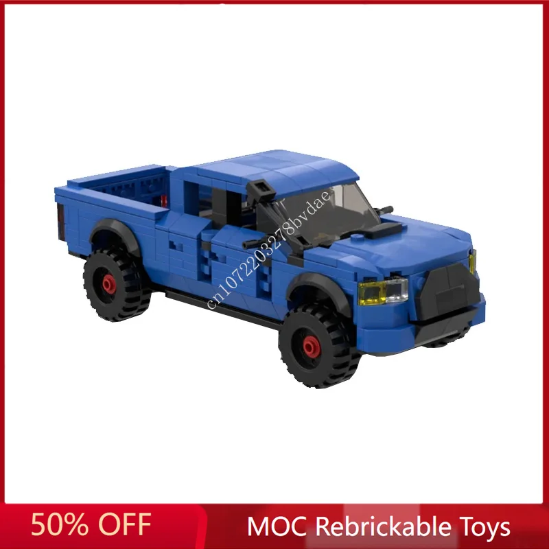 

338PCS MOC Speed Champions Tacoma TRD Pro Pickup truck Model Building Blocks Technology Bricks Creative Assembly Kids Toys Gifts