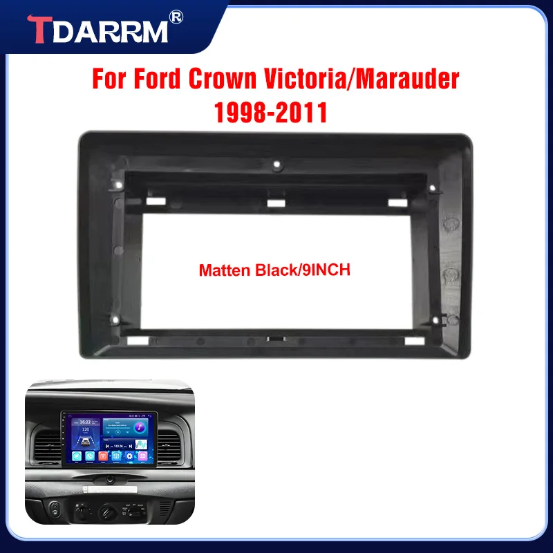 

For Ford Crown 1998-2011 Victoria/Marauder Car Radio Fascias Android Stereo Player 2 Din Unit Panel Dash Frame Installation Trim