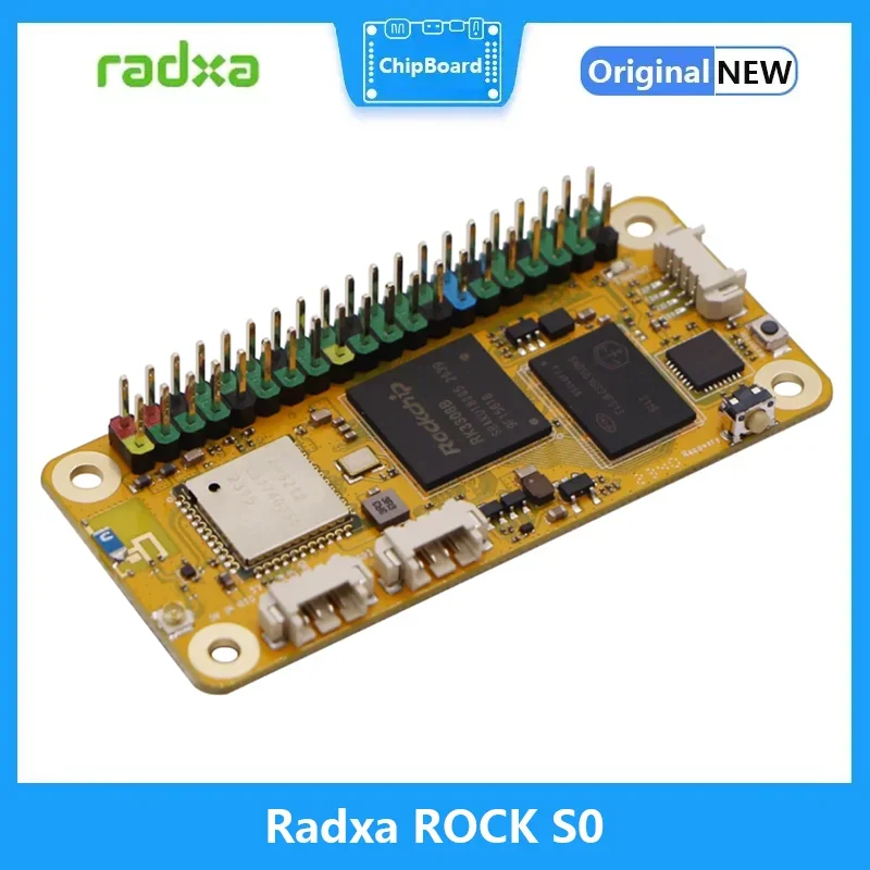 Radxa ROCK S0 Board Rockchip RK3308B SOC Quad-Core ARM Cortex-A35 WiFi4 & BT5 with BLE Optional Onboard eMMC