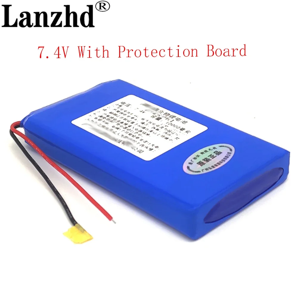 1-8Pcs Batteries 7.4V 12500mAh 1973134 Li-polymer battery for tablet pc cell DVD phone POWER BANK Android Phone satellite finder