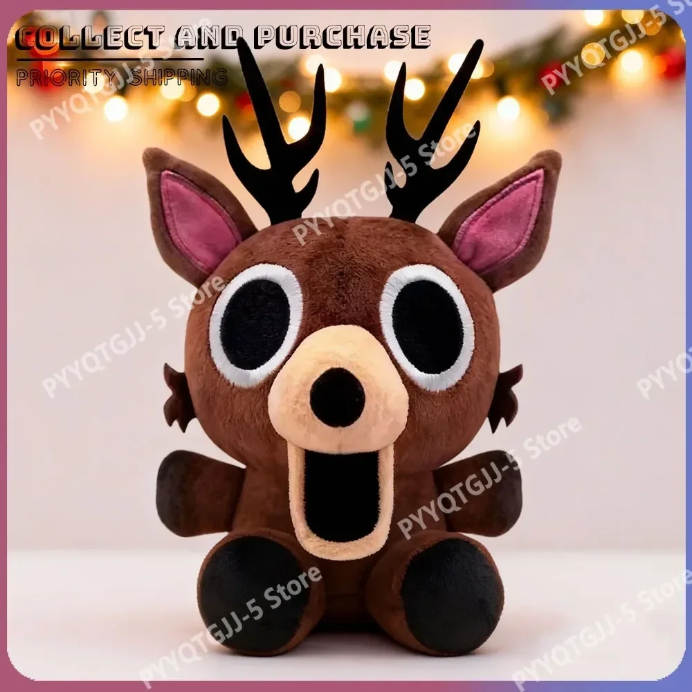 

Креативная плюшевая кукла в форме лося, мягкая игрушка, мягкое украшение для рабочего стола, украшение для спальни, декор для комнаты, Рождественский фестиваль, уникальные подарки