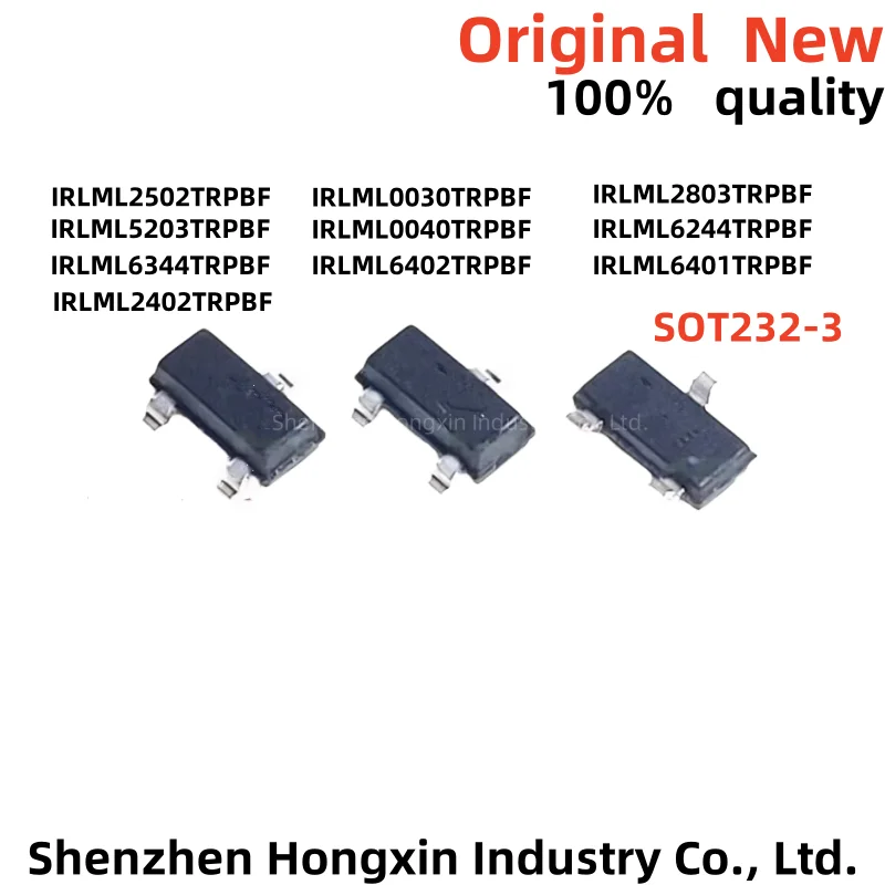 

20PCS IRLML2502TRPBF IRLML2502 IRLML2402 IRLML2803 IRLML0030 IRLML5203 IRLML6344 IRLML6402 IRLML6401 IRLML6244 SOT2323