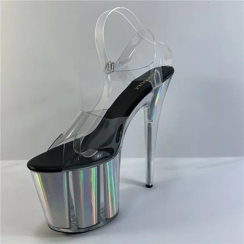 6-8 inches, summer stiletto heels, 15-20 cm stiletto nightclub dance, wedding party use, crystal sandals