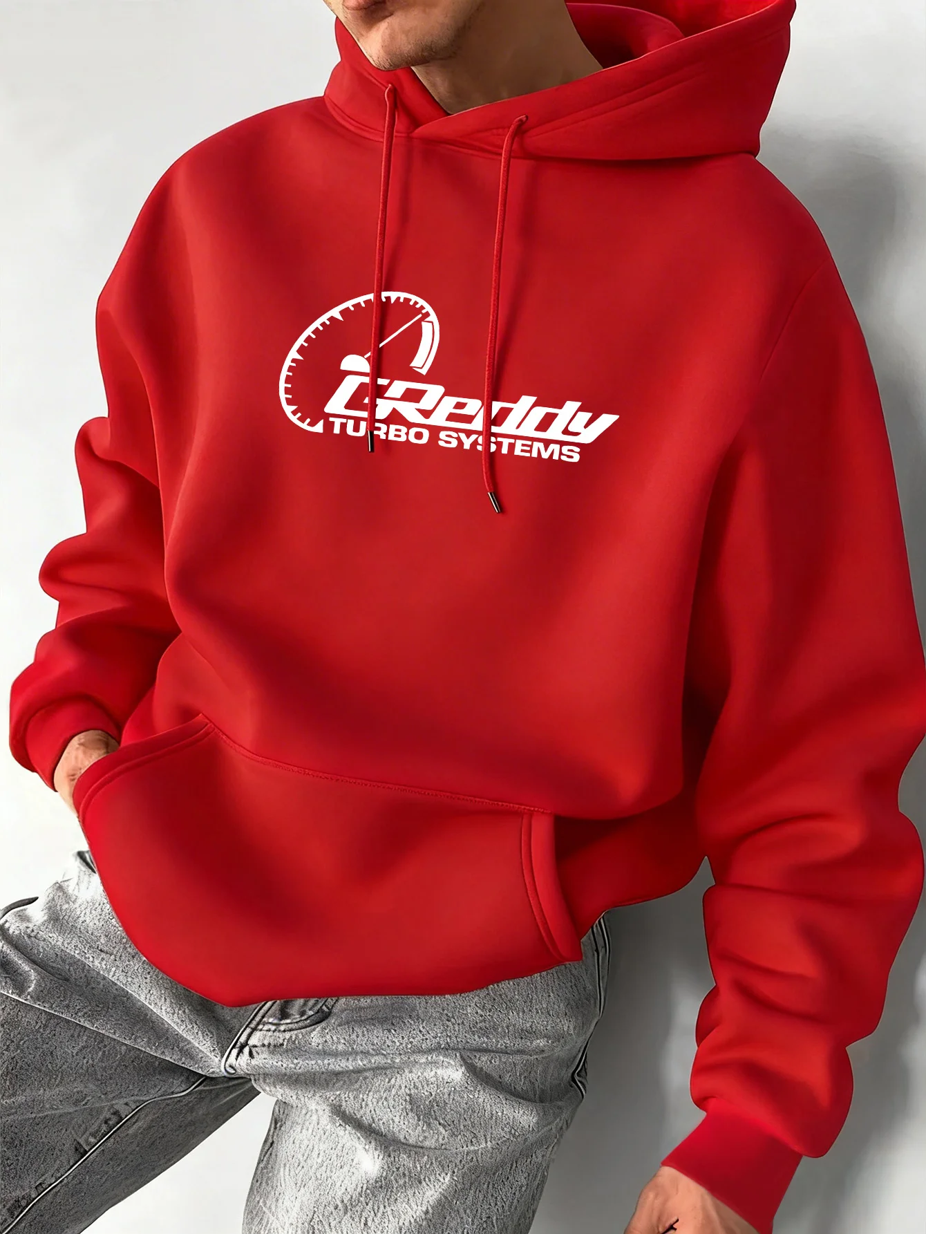 2026 New Men Automotive Street Hoodie Greddy Turbo Systems Graphic Sweatshirt Thick Warm Long Sleeve Racing Car Pullover Hoody